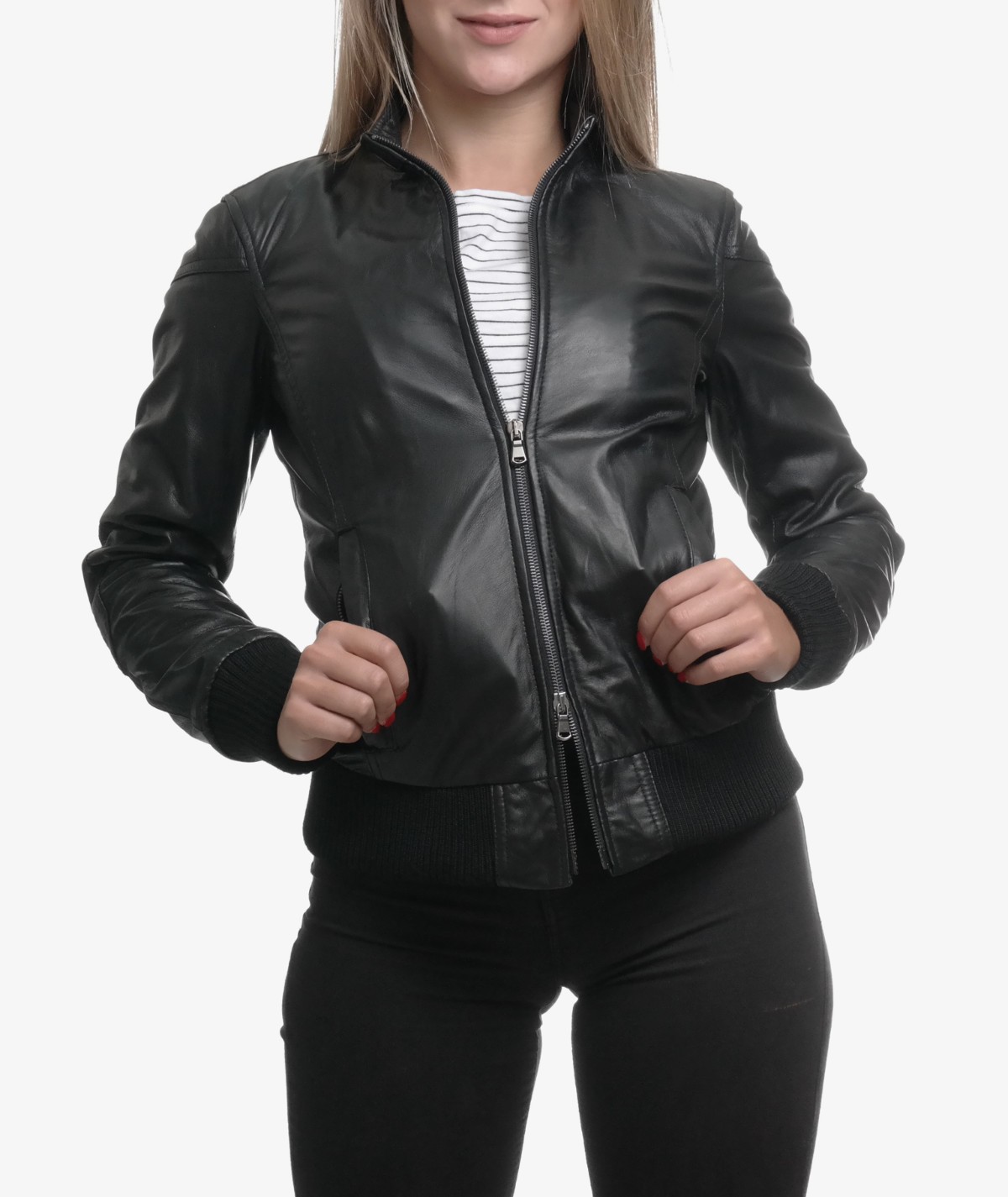 bomber pelle donna